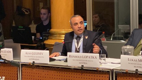 Azay Quliyev ATƏT PA-nın Büro iclasında