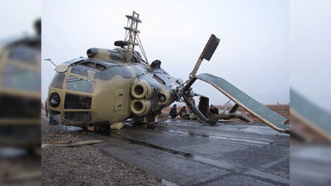 Pakistanda helikopter qəzası - İki zabit öldü