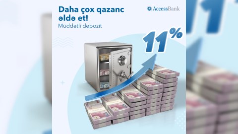 AccessBank-dan illik 11%-dək qazandıran depozit