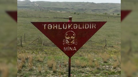 Nazirlik mina təhlükəsi ilə bağlı əhaliyə müraciət etdi