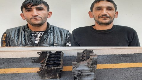 Avtobusun mühərrikini oğurlayan qardaşlar tutuldu