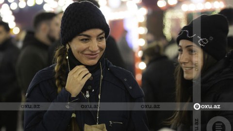 Prezidentin qızı həyat yoldaşı ilə “Tarqovu”da keçirilən xeyriyyə yarmarkasına qatıldı - FOTOLAR