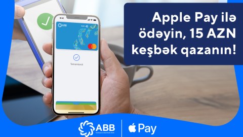 Apple Pay ilə keşbək qazanın!