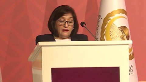 Sahibə Qafarova İƏT Pİ-nin Konfransında çıxış etdi  