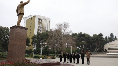 Naftalanda Ulu Öndərin xatirəsi anıldı