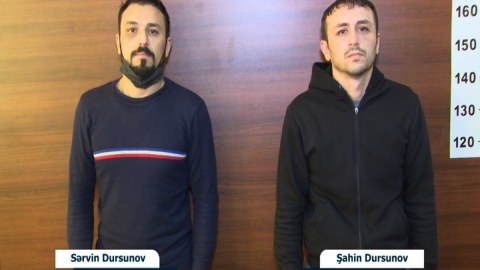 4 evdən oğurluq edən qardaşlar tutulub - VİDEO