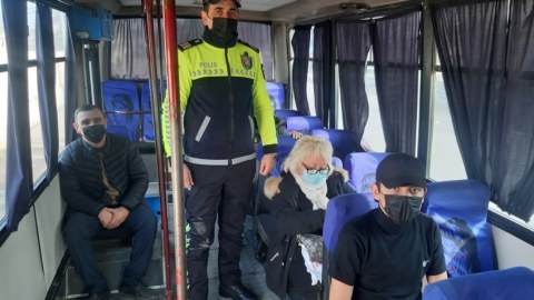 Avtobuslarda maska REYDİ