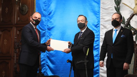 Səfir etimadnaməsini prezidentə təqdim etdi