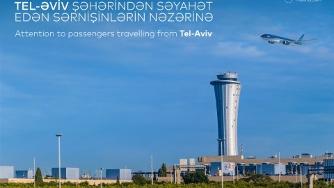 AZAL Təl-Əviv-Bakı reysinin sərnişinlərinə müraciət etdi