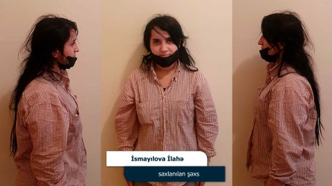 Bakıda qadın narkotacir saxlanılıb - FOTO