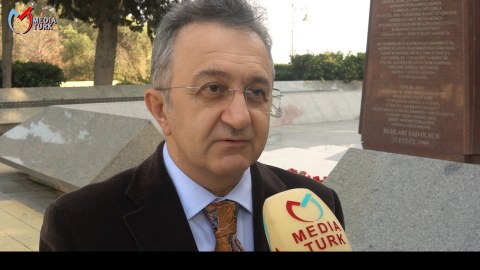 Türkiyəli rektor ilk dəfə Azərbaycanda - VİDEO