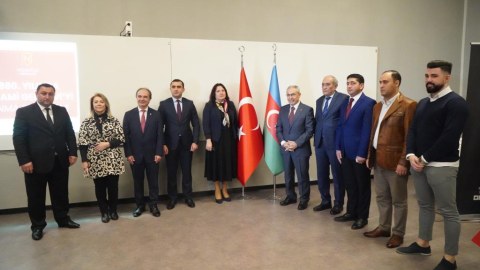 Nizami Gəncəvinin adı Nişantaşı Universitetində əbədiləşdirilib - FOTO