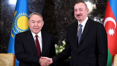 Nazarbayevdən İlham Əliyevə təbrik...