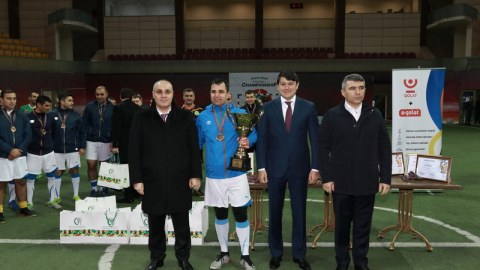“Zəfər turniri-2021” mini-futbol turnirinə yekun vurulub