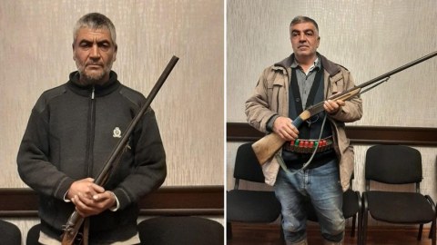 Sənədsiz tüfənglərlə ov edənlər SAXLANILDI