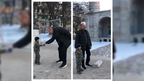Dörd yaşlı Asif Prezidentlə görüşündən danışdı - VİDEO