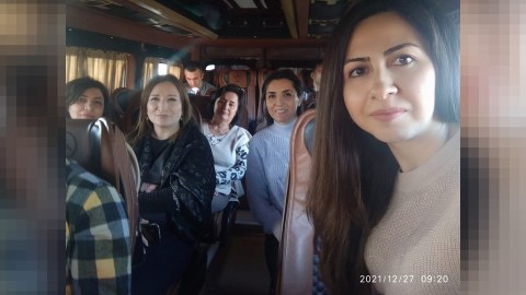 Jurnalistlər Şuşaya getdilər - FOTOLAR