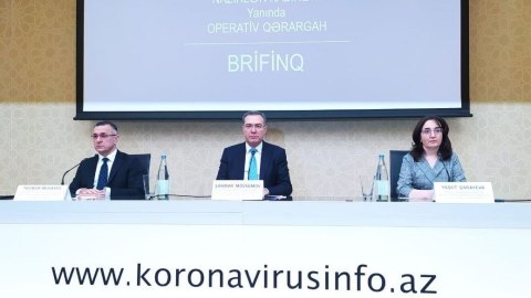 Operativ Qərargahın brifinqi keçirilir