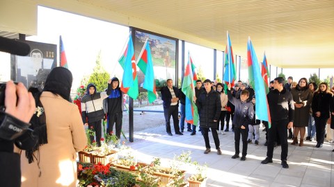 Naftalanda Şəhid Bəxtiyar Aslanovun xatirəsi anılıb
