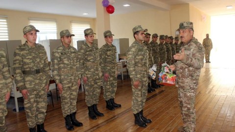 General Ənvər Əfəndiyev hərbçilərə tapşırıq verdi - FOTO