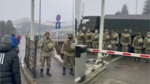 Almatı aeroportu mühasirəyə alındı - VİDEO