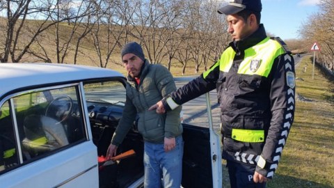Avtomobilində silah gəzdirən şəxs tutuldu