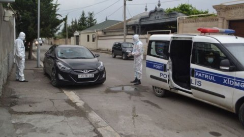 COVID xəstələri saxlanıldı