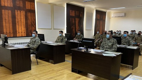 Orduda tabor komandirləri ilə TOPLANIŞ