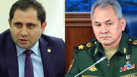 Ermənistan və Rusiya müdafiə nazirləri DANIŞDILAR