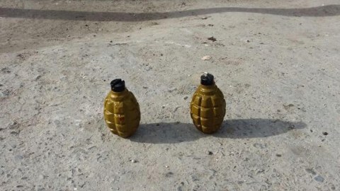 Dəmir yolu stansiyasında əl qumbarası TAPILDI