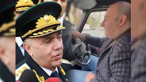 Kasıbları təhqir edən sürücü Zakir Qaralovun yaxın adamı olub