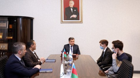 “Azəriqaz” rəhbəri magistrantları qəbul edib - FOTO