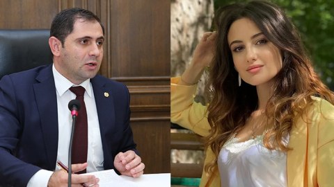 Ermənistanın subay müdafiə naziri bu qızla evlənir - FOTO