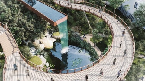 “Alov qüllələri”nin yanındakı park belə olacaq - FOTOLAR