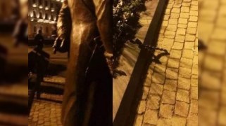 Tağıyevin heykəlinin zədələnməsi araşdırılır