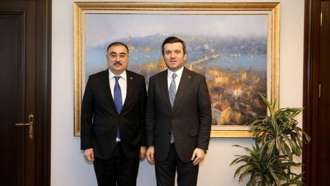 Türkiyə XİN başçısının müavini Azərbaycan səfirilə görüşdü