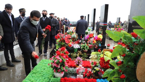20 Yanvar şəhidləri Neftçalada anıldı