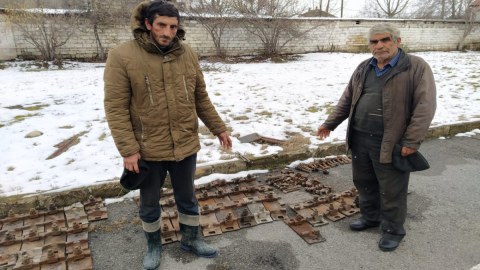 Dəmir yolundan oğurluq edən ata-oğul saxlanıldı