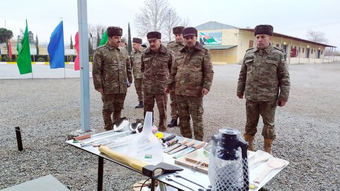 Yeni hərbi obyektlər istifadəyə verildi - FOTOLAR