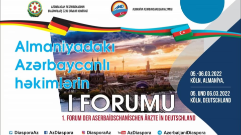 Almaniyada azərbaycanlı həkimlərin forumu keçiriləcək