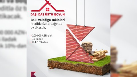 Kapital Bank ev tikintisi üçün ipoteka krediti təklif edir