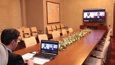 Naftalanda növbəti onlayn qəbul keçirilib