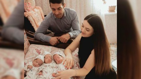 Naxçıvanda doğulan üçəmlərin FOTOSU 
