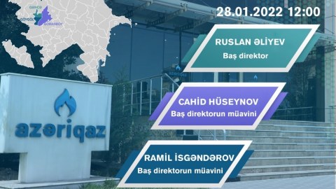 “Azəriqaz” rəhbərliyi onlayn vətəndaş qəbulu keçirəcək
