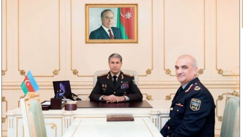 Vilayət Eyvazov işdən çıxardığı generalları yola saldı - FOTO