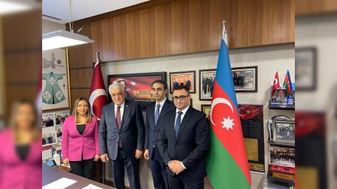 QHT Agentliyinin rəhbərliyi Türkiyə parlamentində - FOTOLAR
