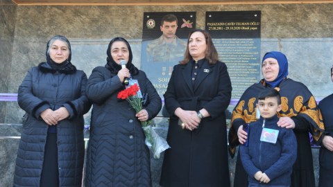 Şəhid Cavid Paşazadənin adına bulaq açıldı - FOTOLAR