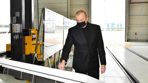 Gəncə lokomotiv deposu işə salındı - FOTO