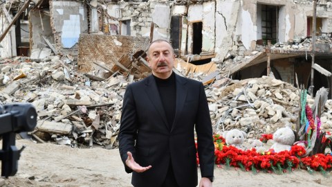 “Onlar bizim qabağımızda diz çöküblər” – Prezidentin MÜSAHİBƏSİ