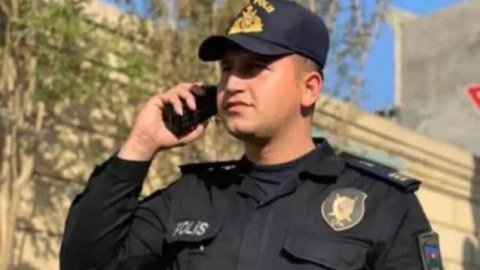 Polis qəzaya düşərək həlak oldu - FOTO